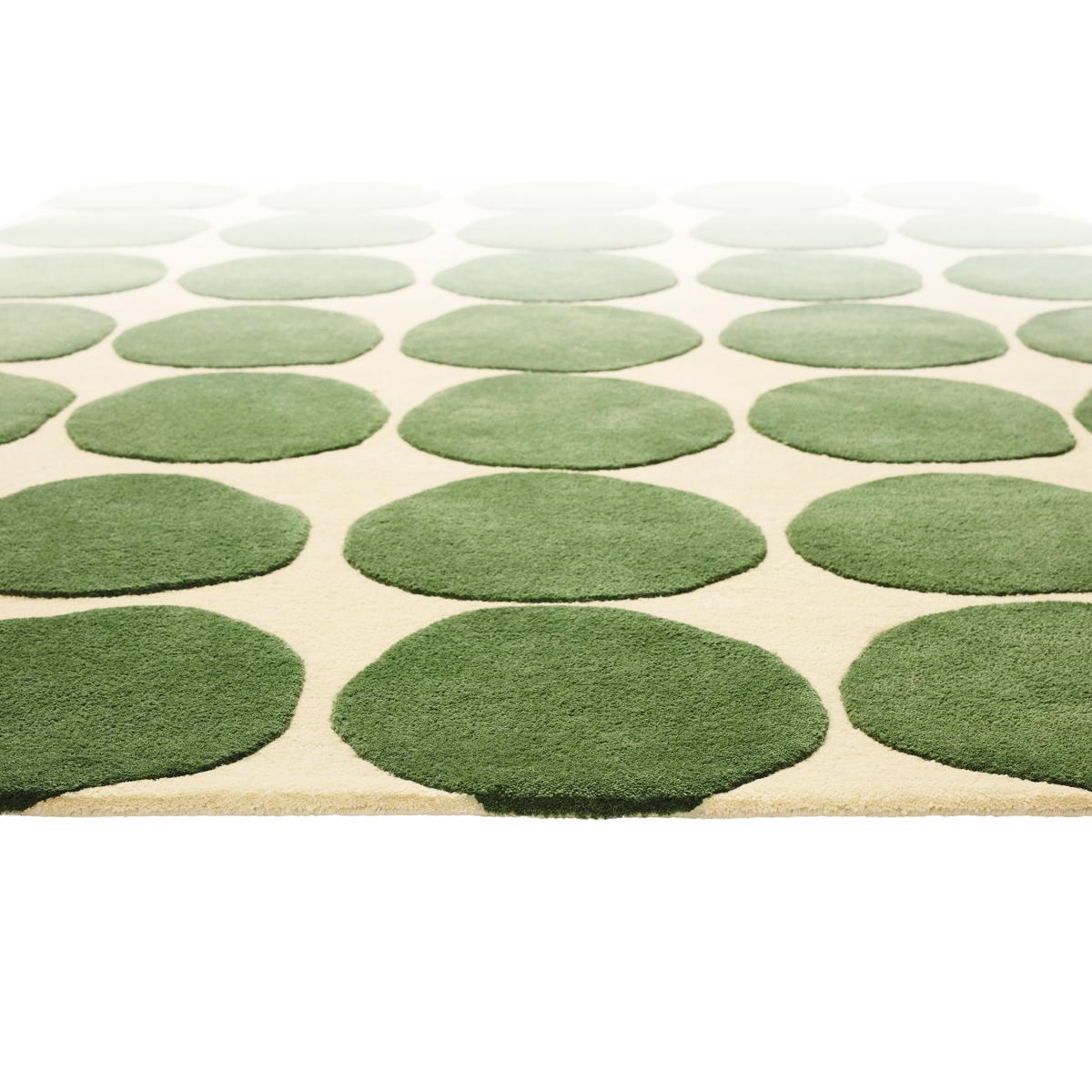 Chhatwal & Jonsson Dots rug Khaki-cactus green 180x270 cm – image 2
