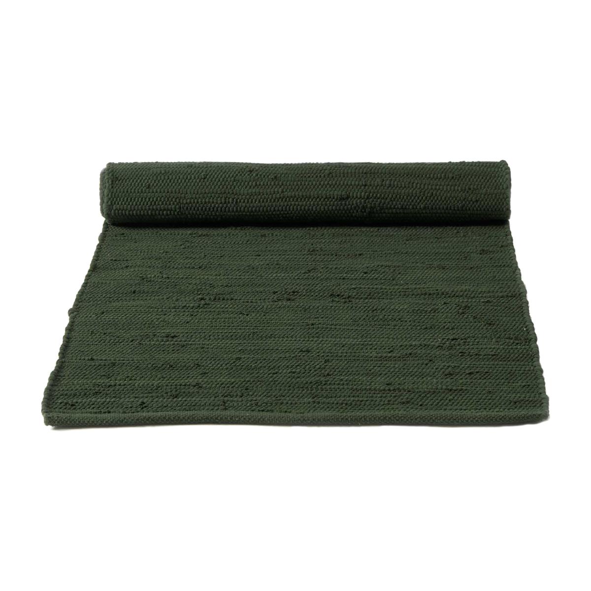Cotton rug 60x90 cm guilty green (green) – image 1