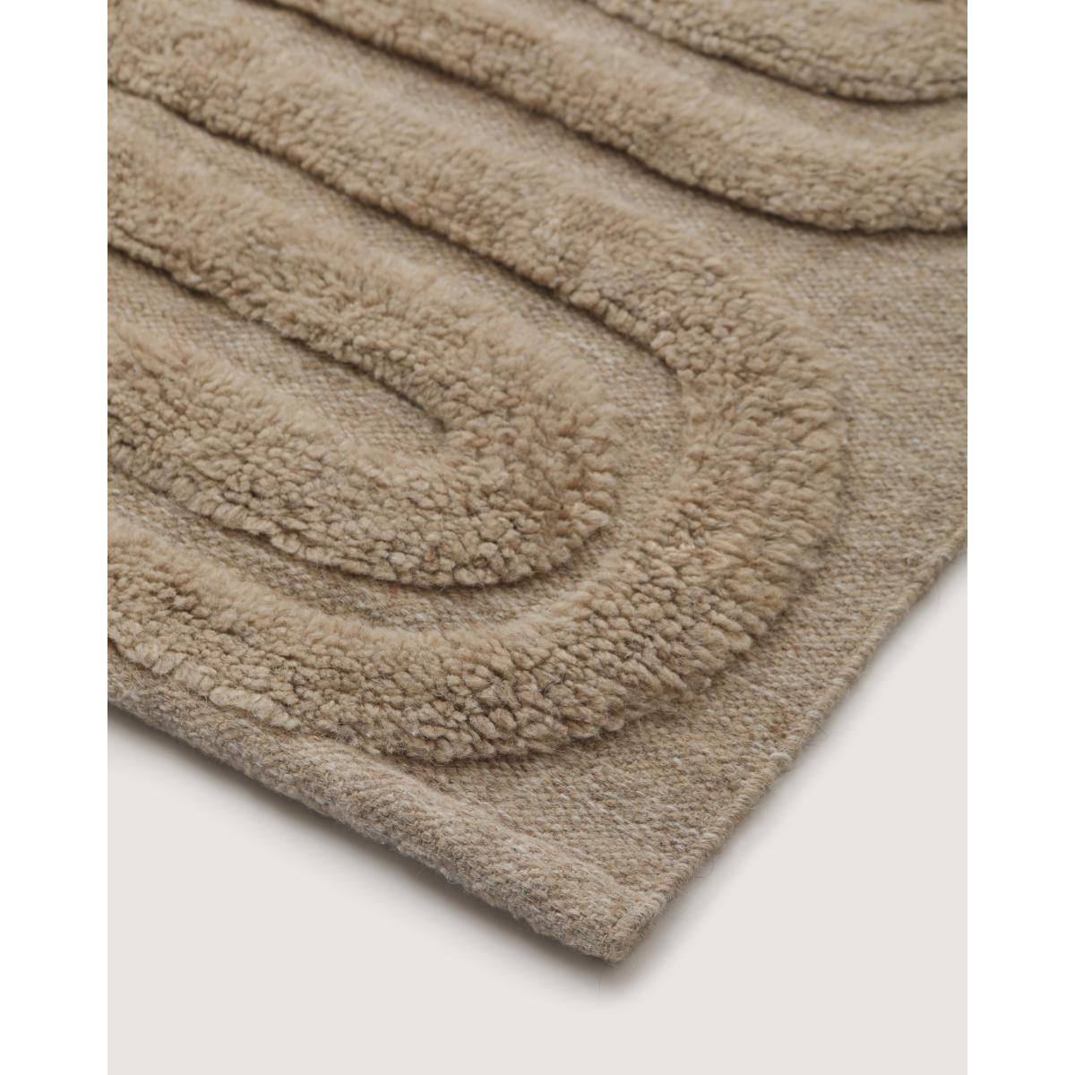 Tinted Riklund wool carpet 280x380 cm Beige-melange – image 3