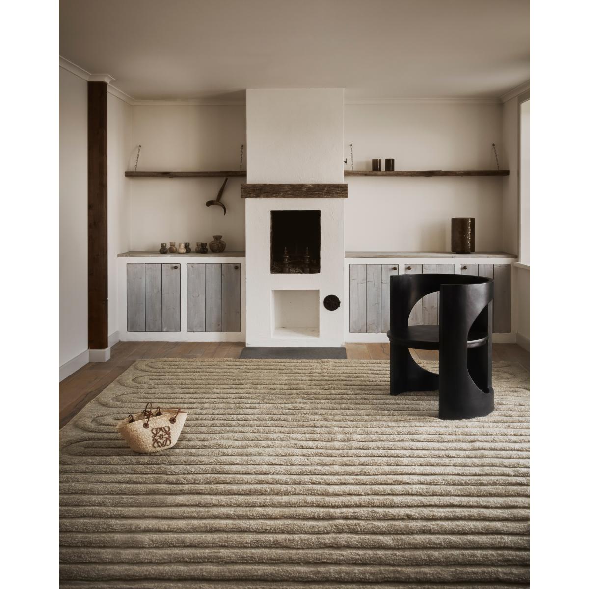 Tinted Riklund wool carpet 280x380 cm Beige-melange – image 5