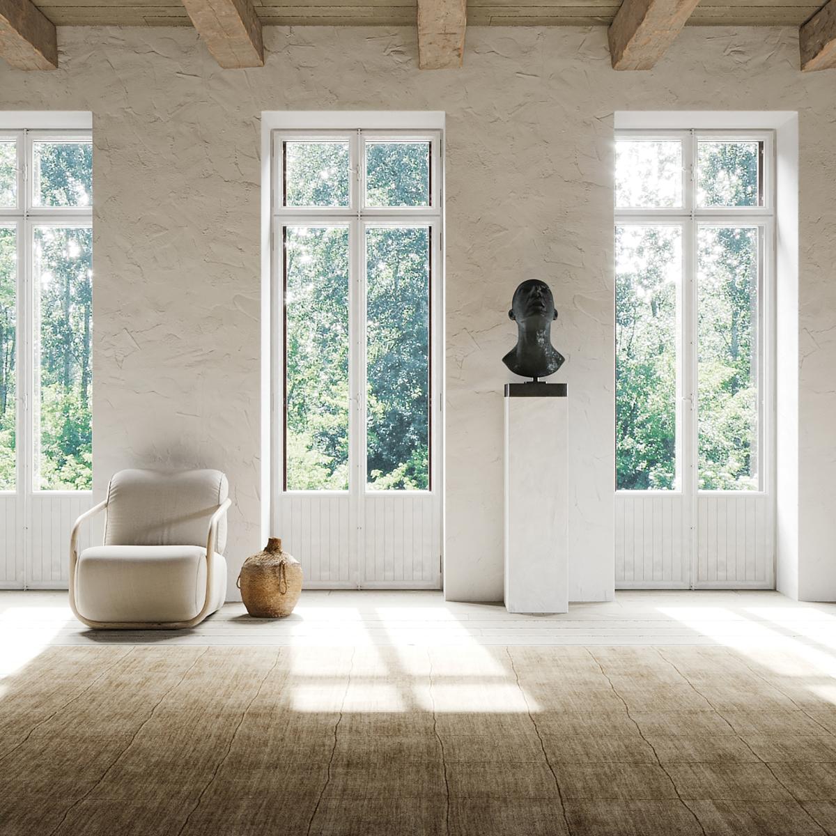 Chhatwal & Jonsson Nari wool carpet 250x350 cm Taupe – image 4