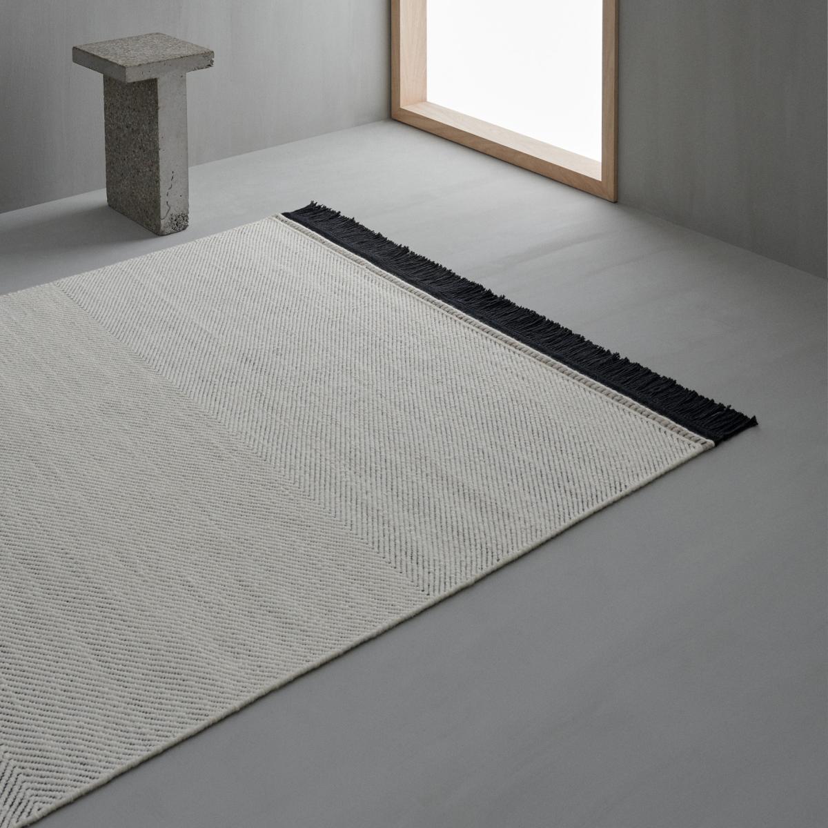 Fenja wool carpet 170x240 cm white – image 2