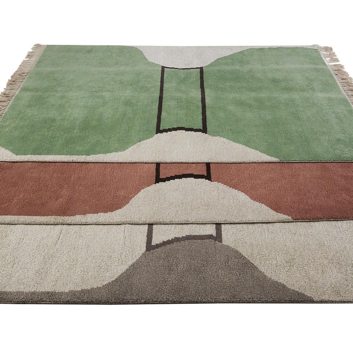 Kateha Silhouette flossa rug Natural 170x240 cm – image 2