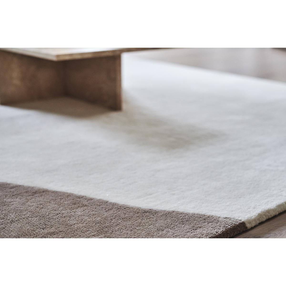 Flow wool carpet white-beige 170x240 cm – image 3