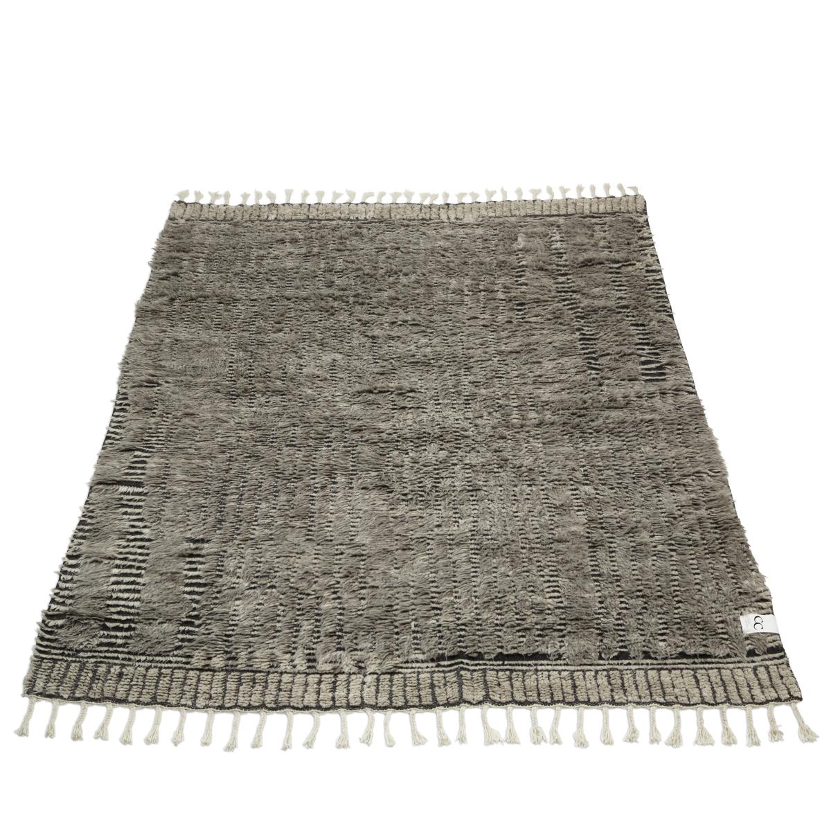 Raccoon wool carpet 250x350 cm Natural – image 2