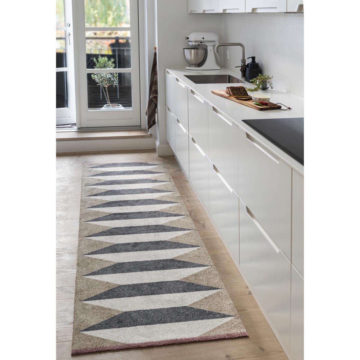 Mette Ditmer Accordion all-round hallway rug Sand 77x240 cm – image 2