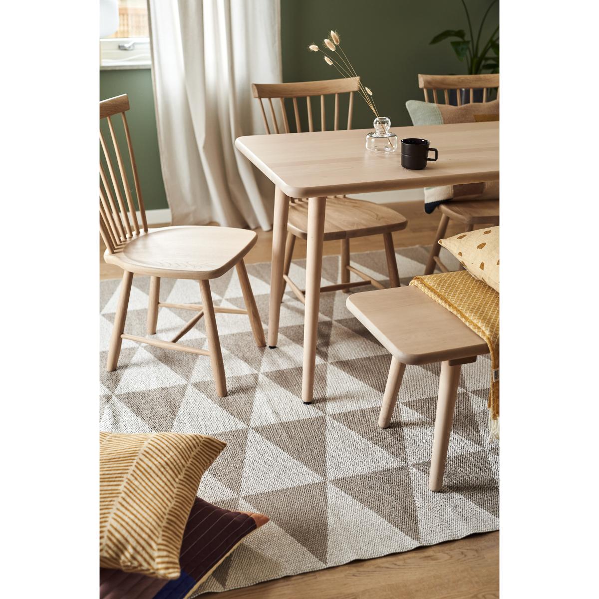 Scandi Living Rime plastic rug greige 150x200 cm – image 3