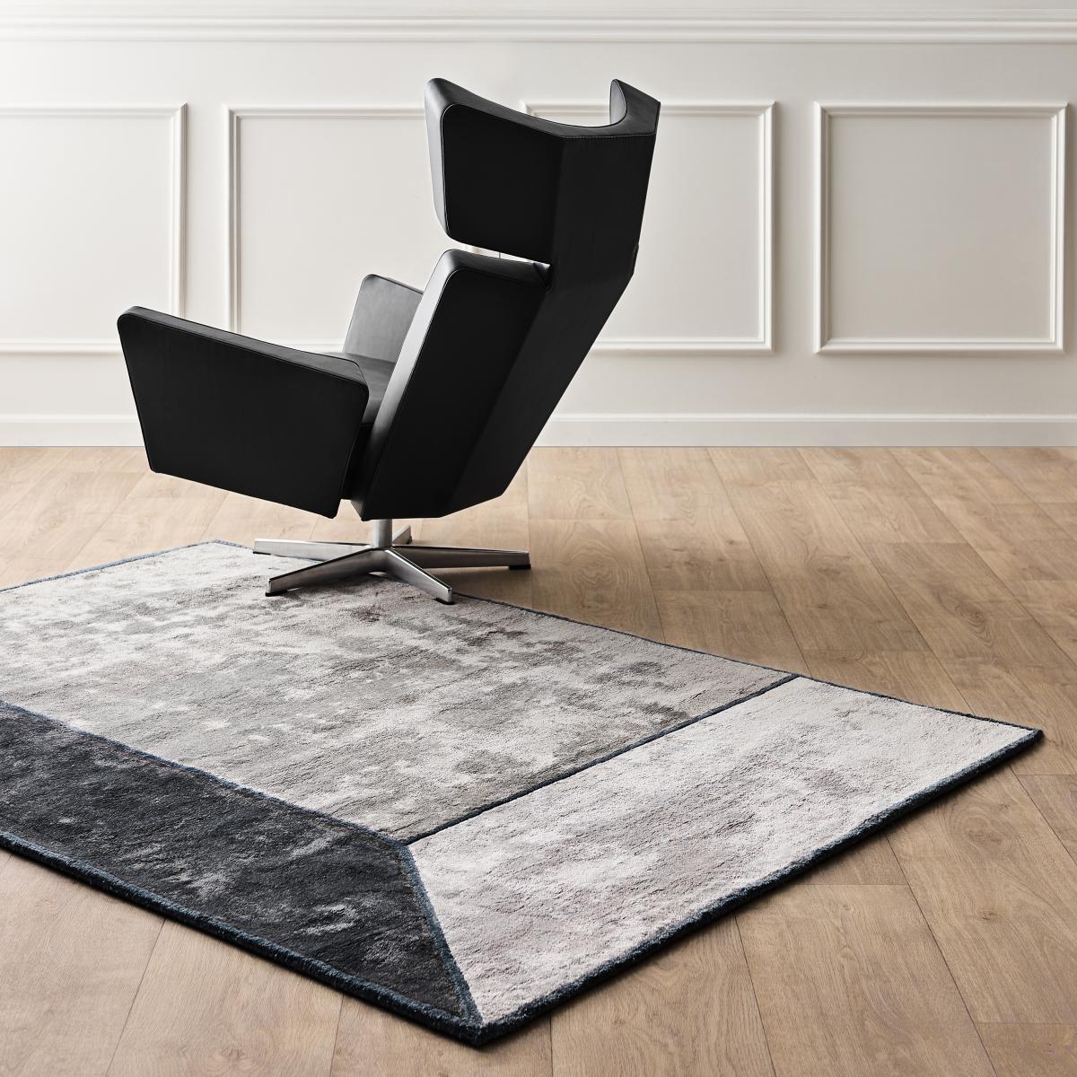 Bamboo Silk Illusion rug 140x200 cm grey – image 4