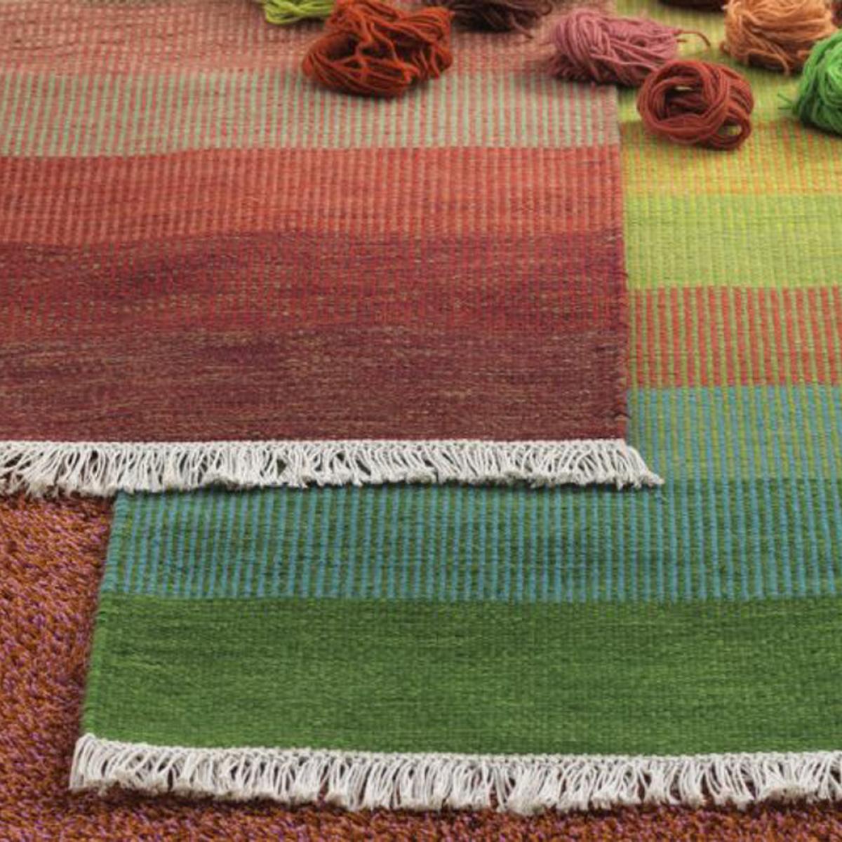 Kateha Tofta wave rug Green 200x300 cm – image 3