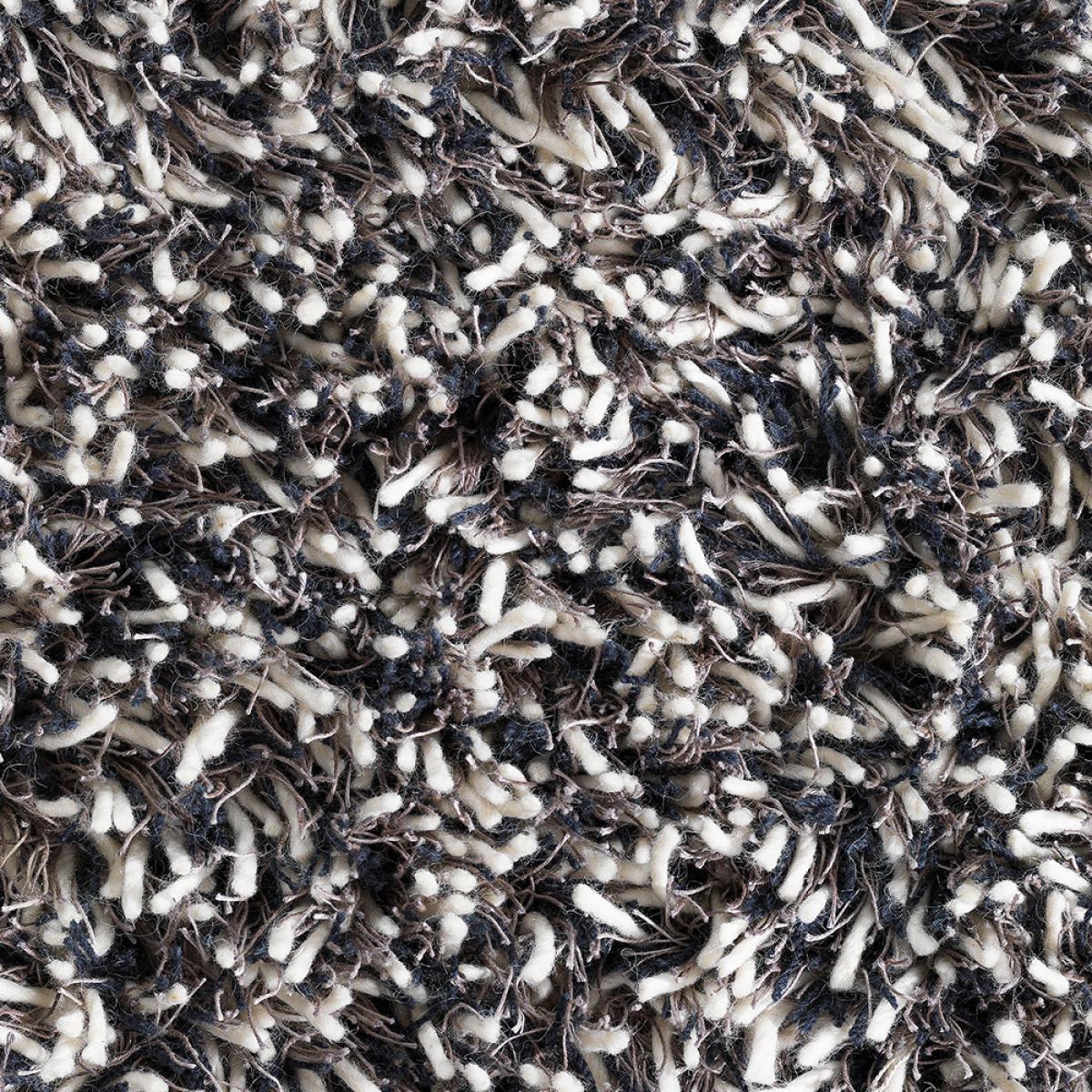 Kateha Shaggy rug White/charcoal 200x300 cm – image 3