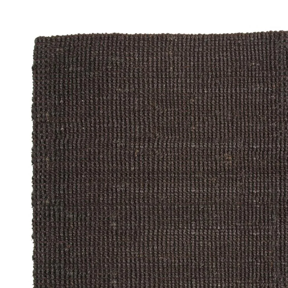 Jute door mat black 80x180 cm – image 2