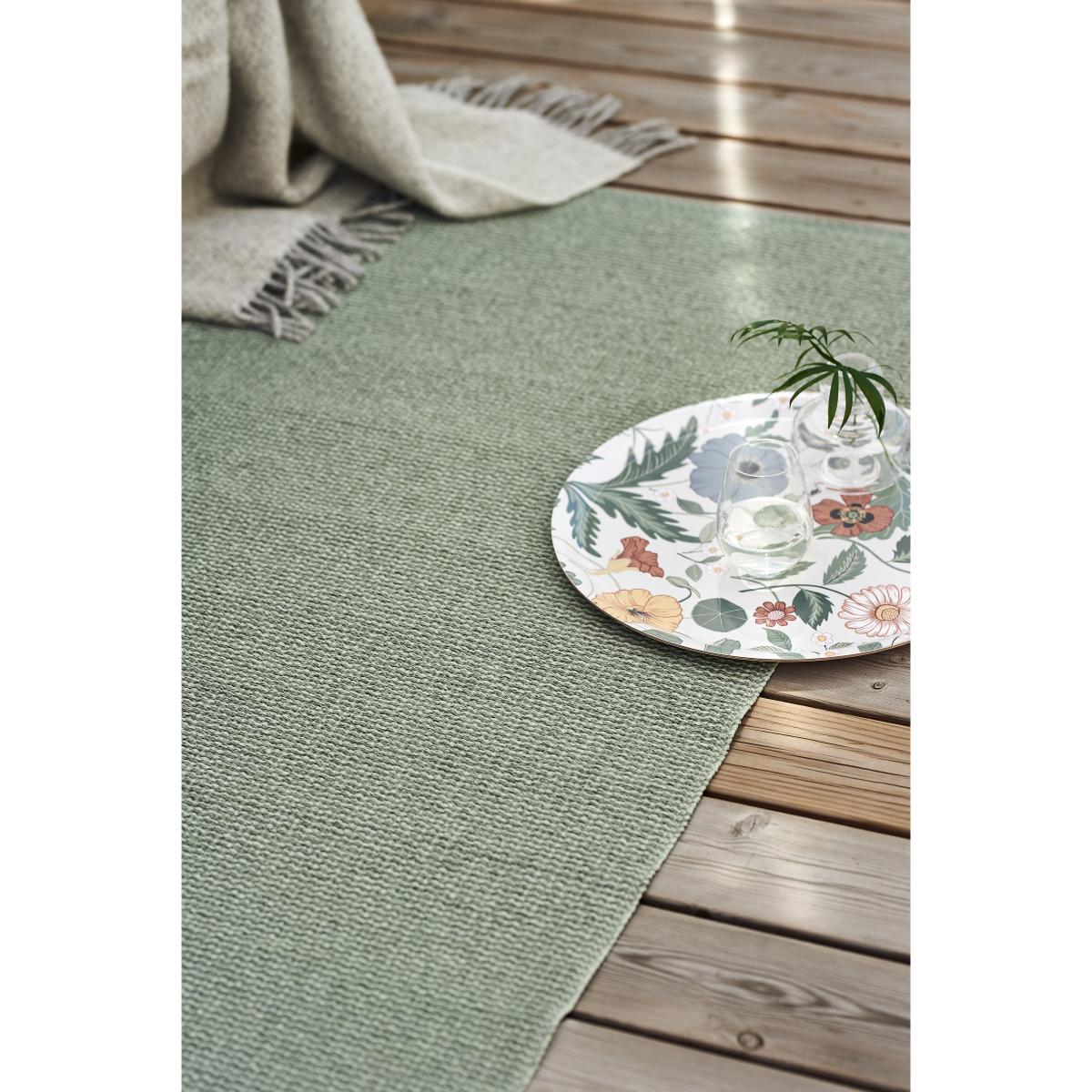 Scandi Living Mellow plastic rug green 150x200 cm – image 3