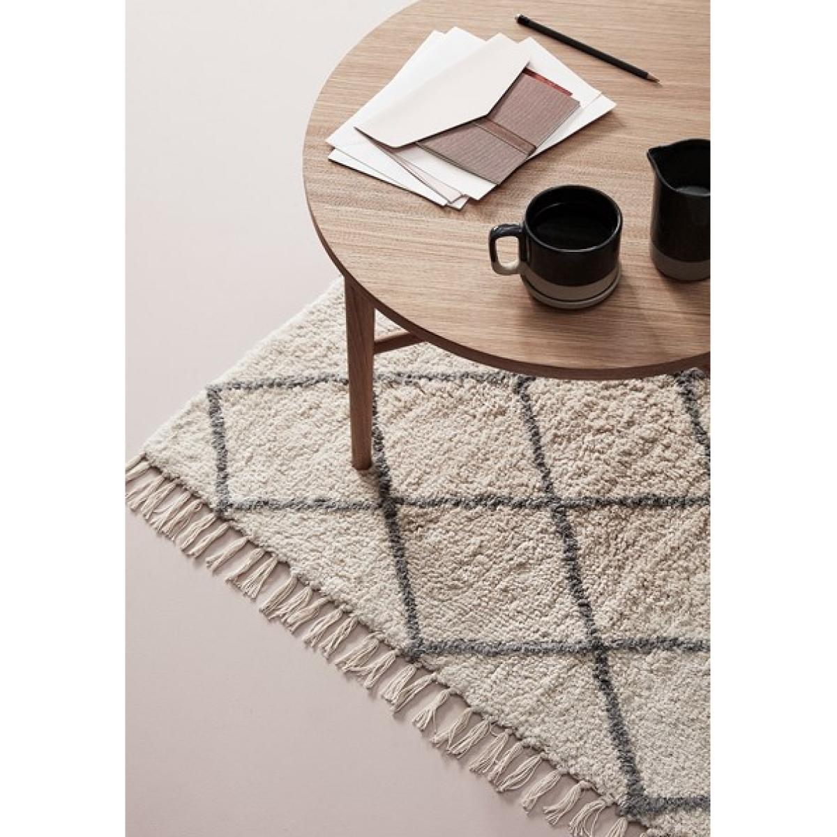 Hübsch Rug 90x150 cm White-gray – image 2