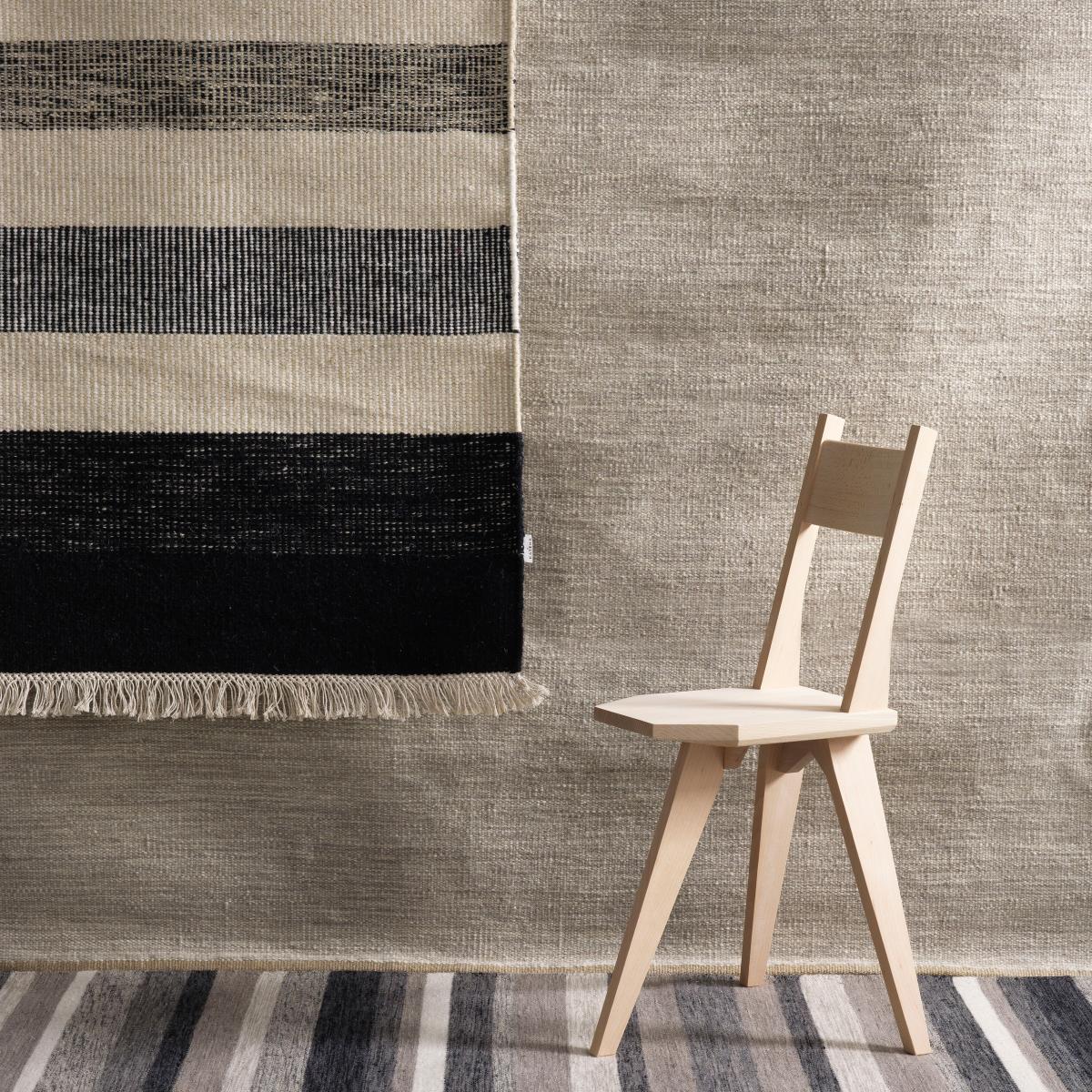 Kateha Tofta wave rug 200 x 300 cm White-black – image 2