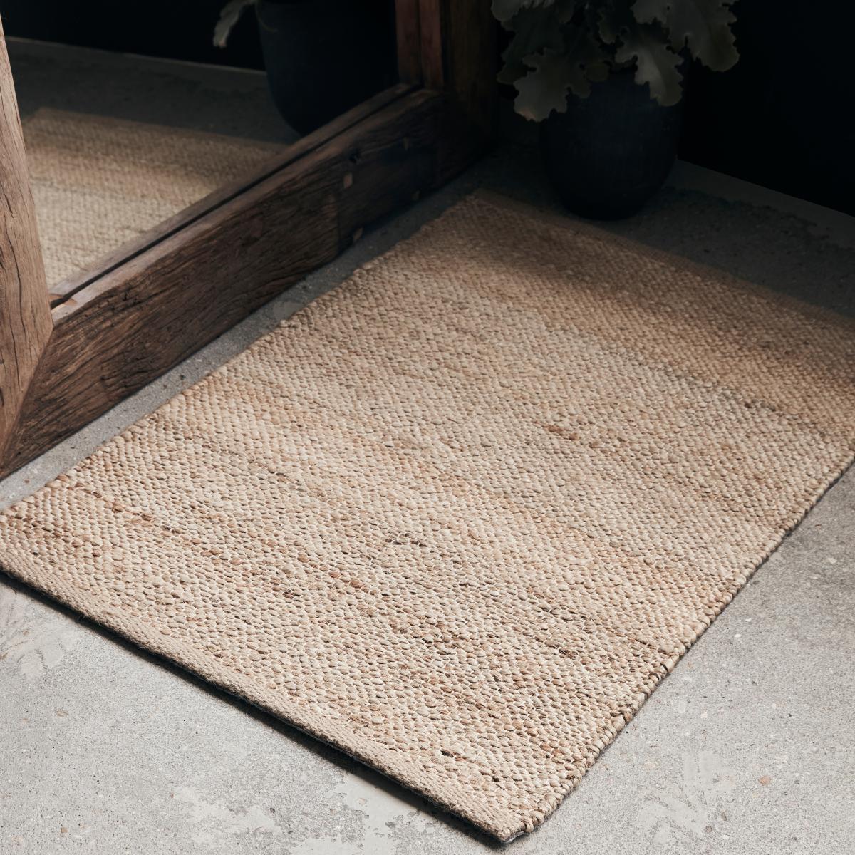 Hempi rug 60x90 cm nature – image 2
