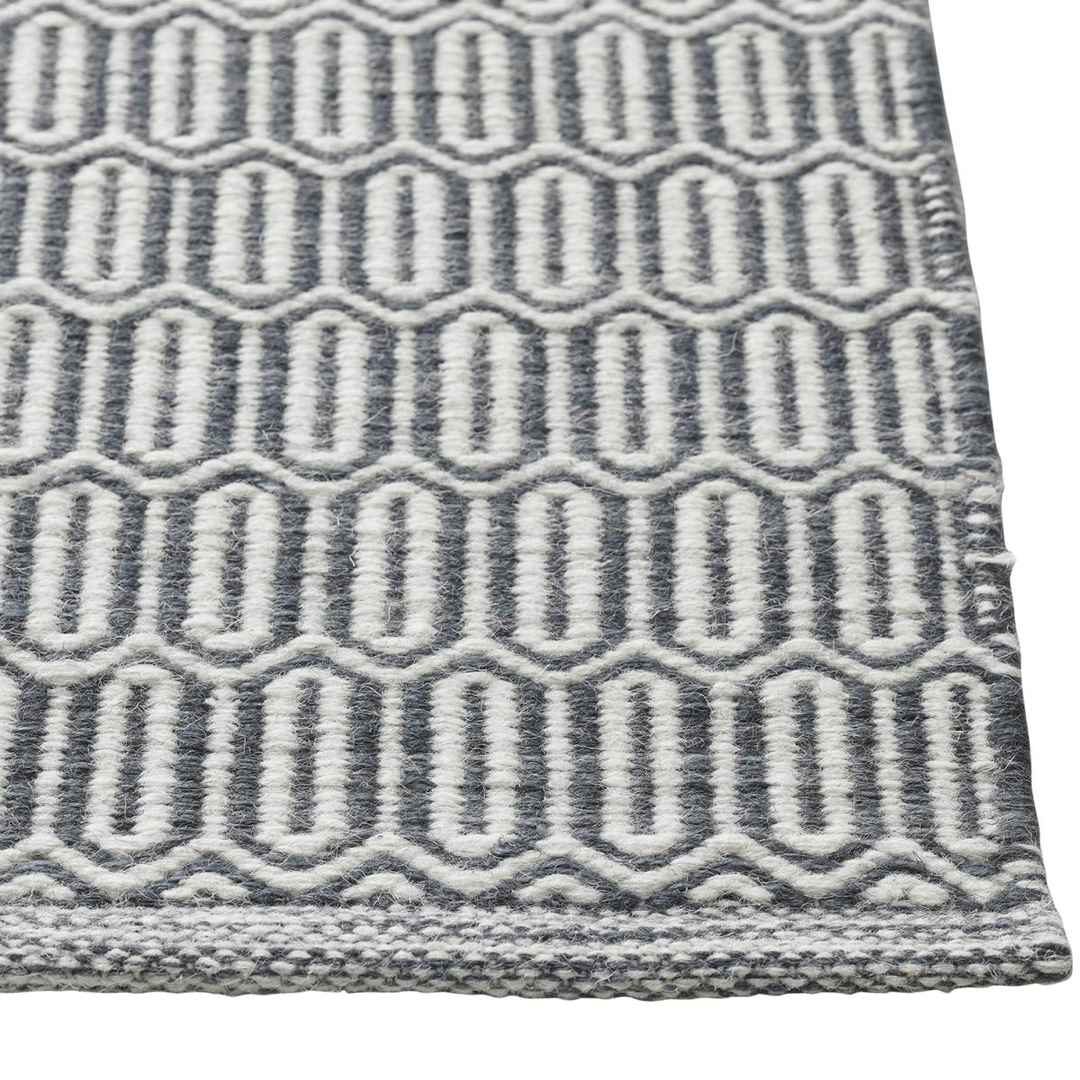 Mohini wool carpet 170x240 cm blue – image 2
