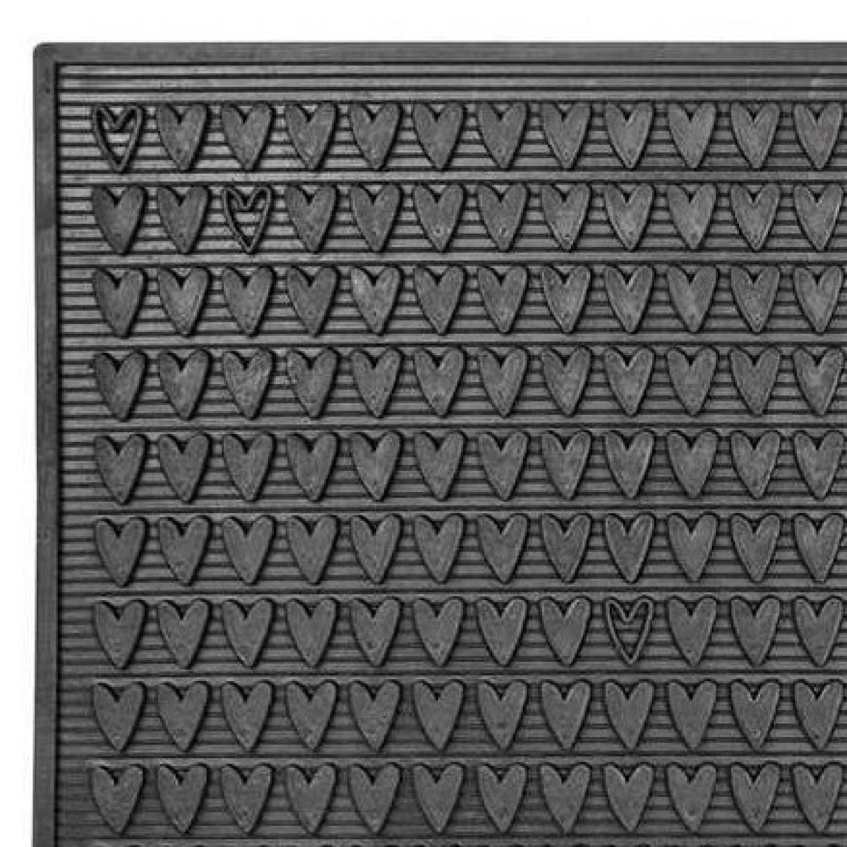 Heart door mat 75x45 cm – image 2
