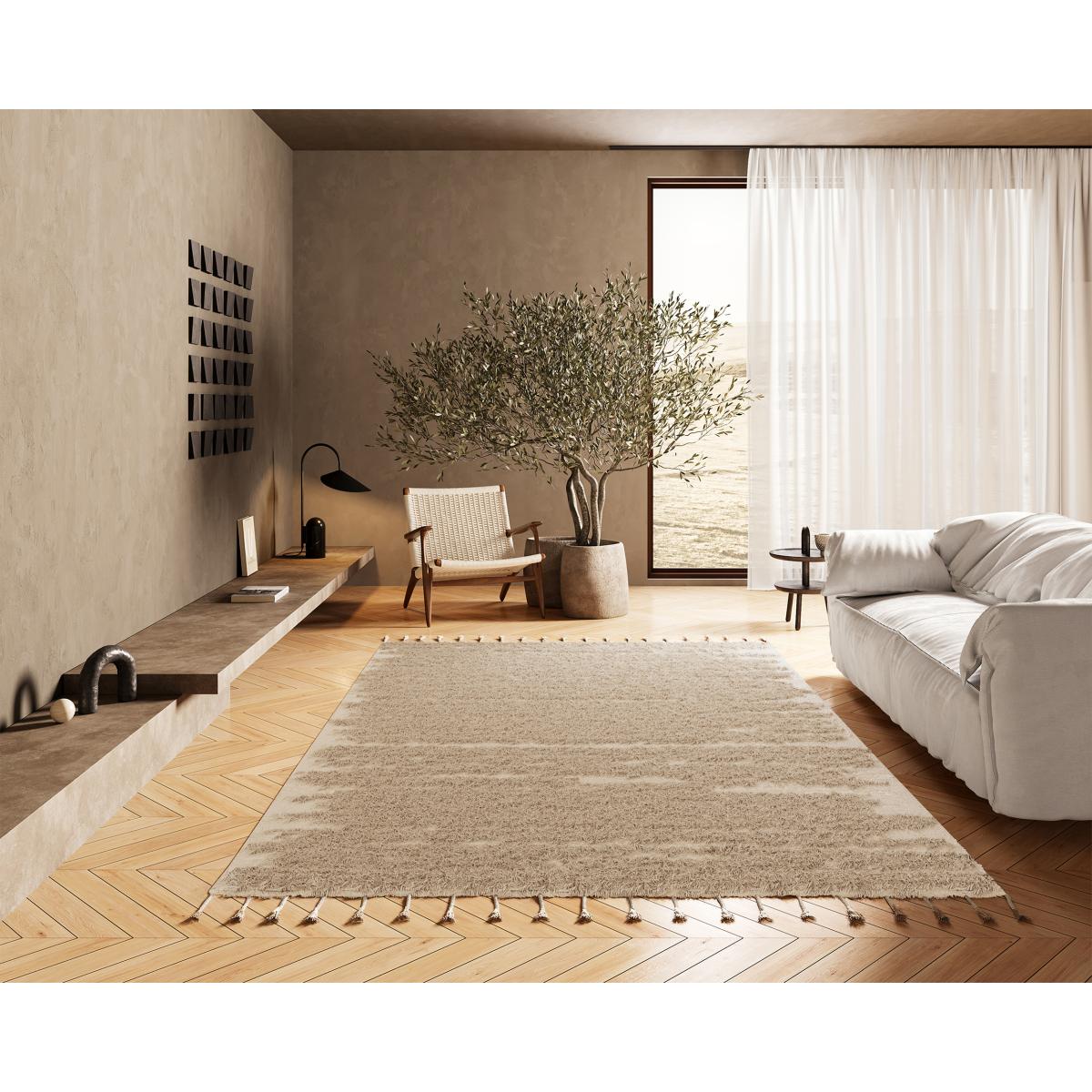 River rug 170x230 cm White – image 4
