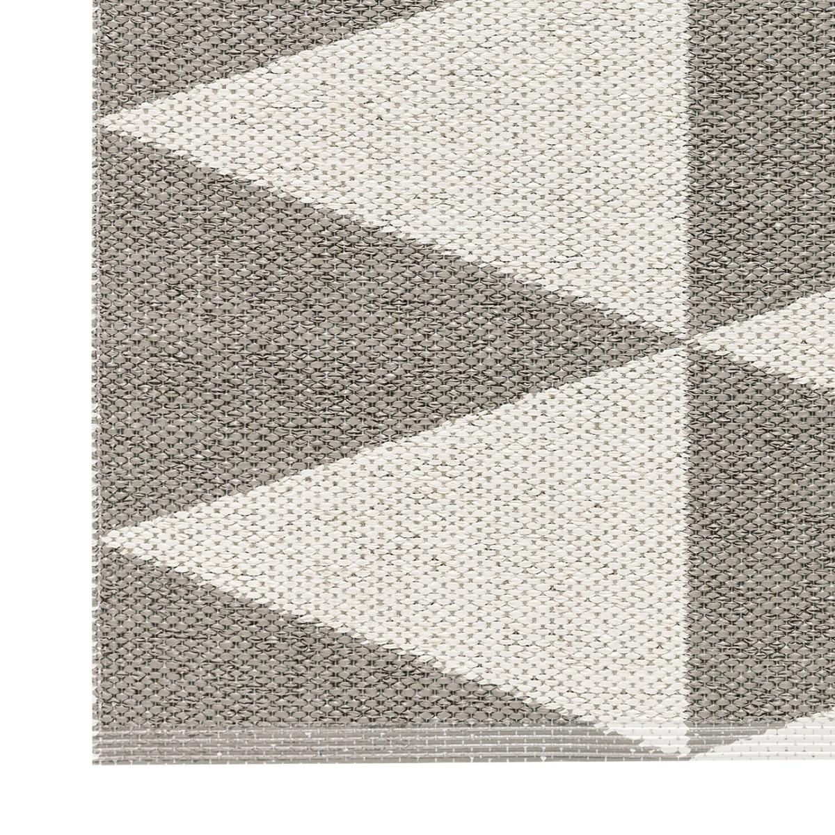 Rime rug mud 70x250 cm – image 2