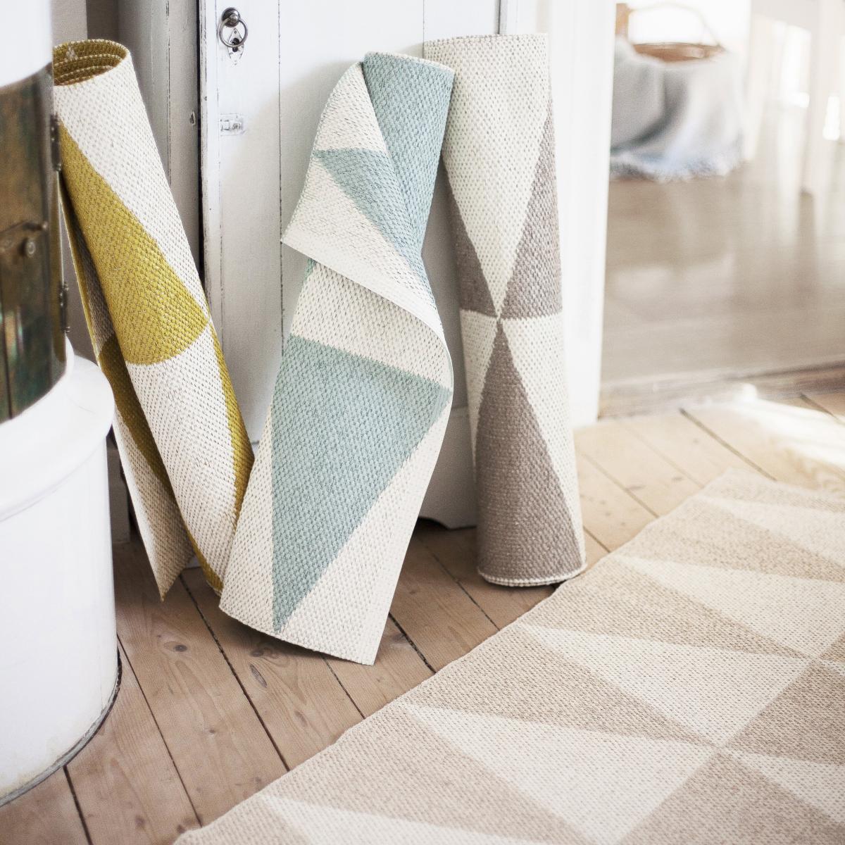 Rime rug mud 70x250 cm – image 4