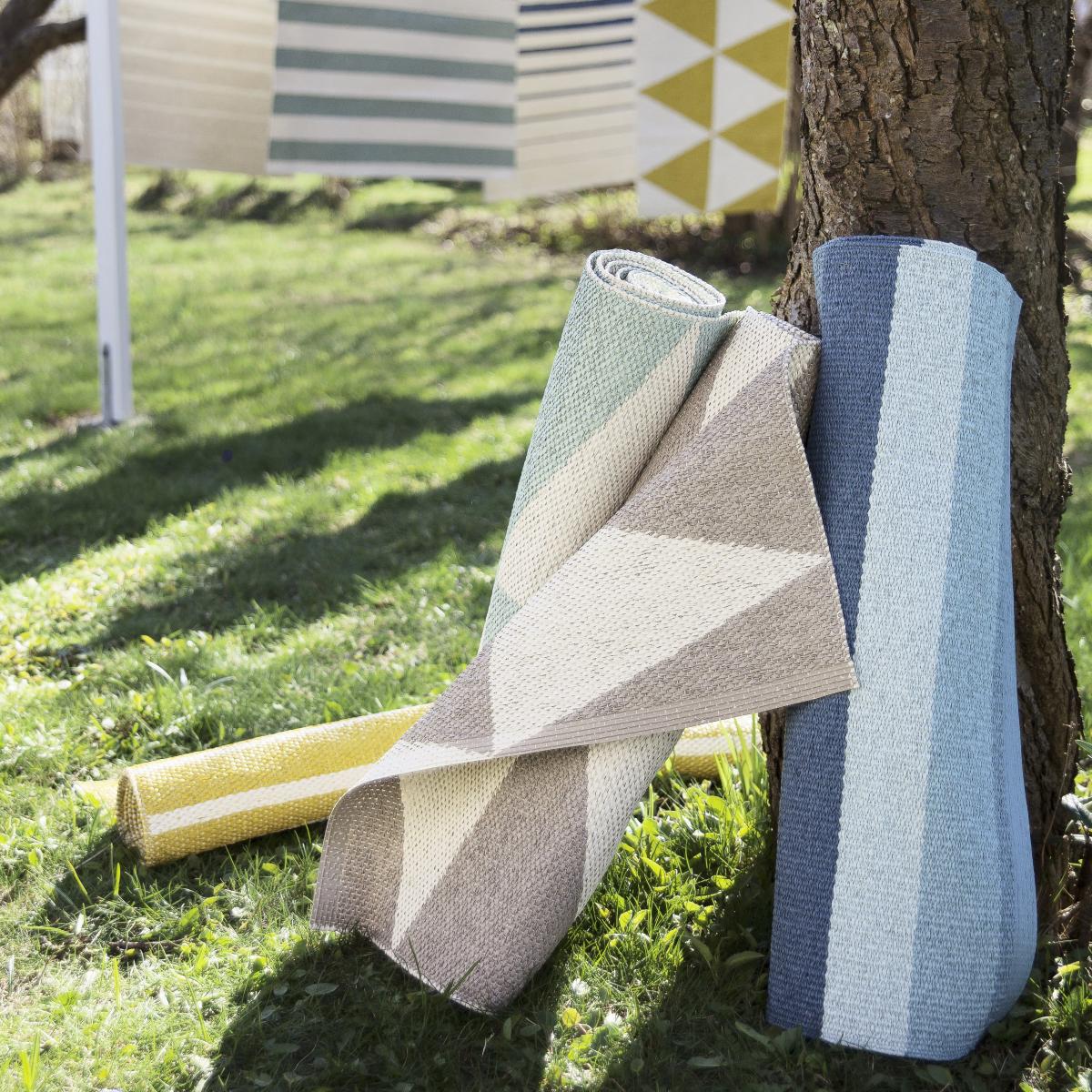 Rime rug mud 70x250 cm – image 5