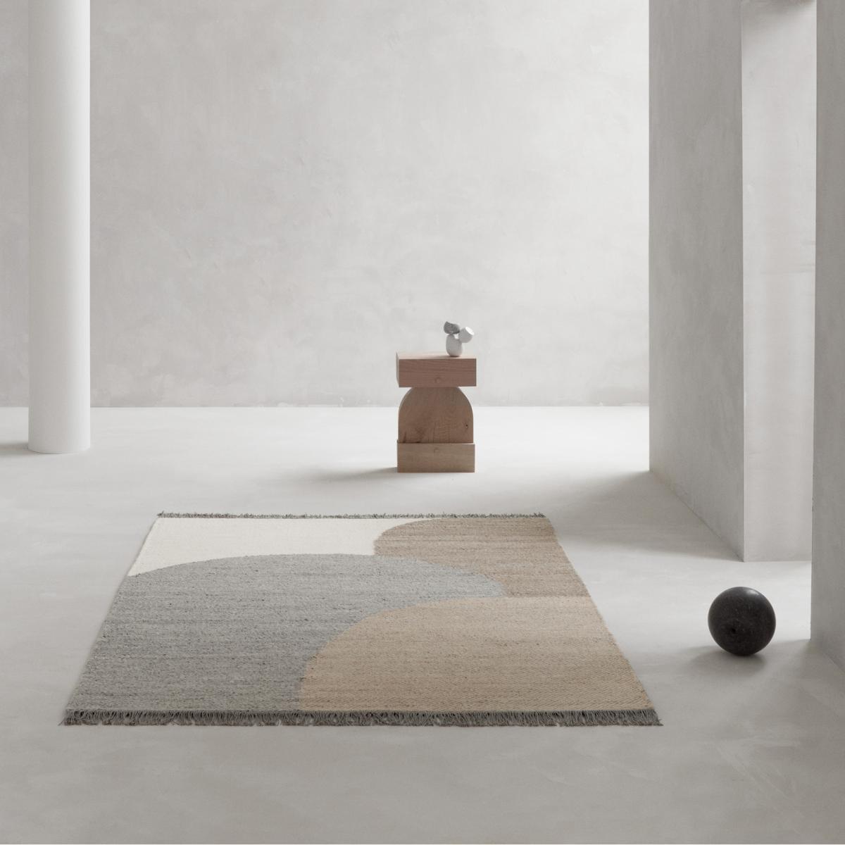 Eik wool carpet 170x240 cm grey – image 2