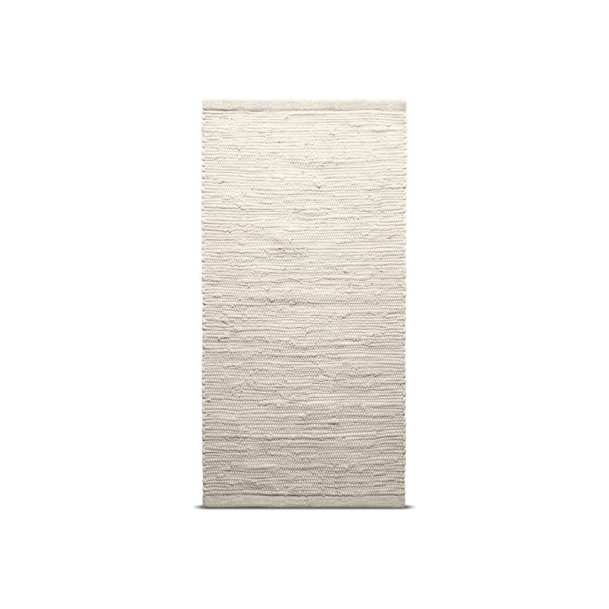 Cotton rug 75x200 cm desert white (white) – image 1