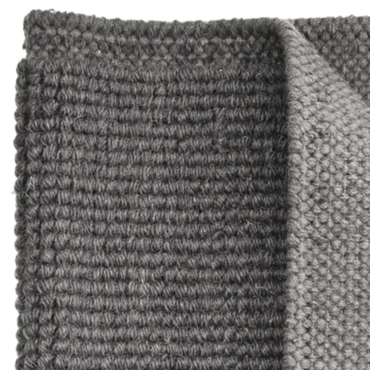 Himla wool rug steel grey 80x150 cm – image 2