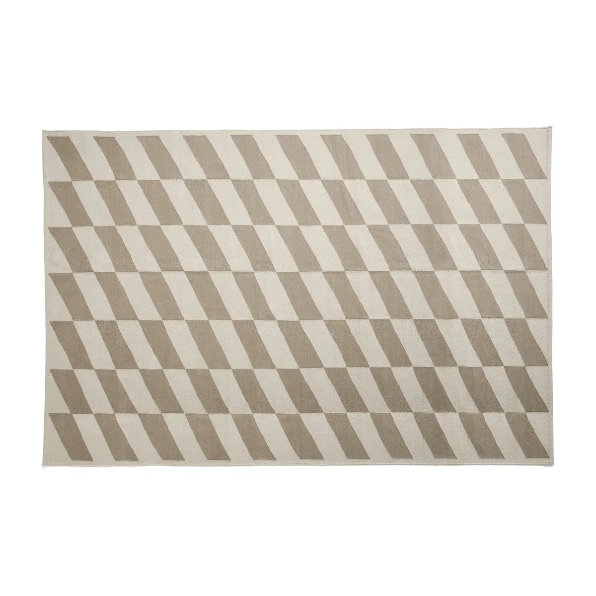 HAY Shift Kelim rug 200x300 cm Beige – image 1