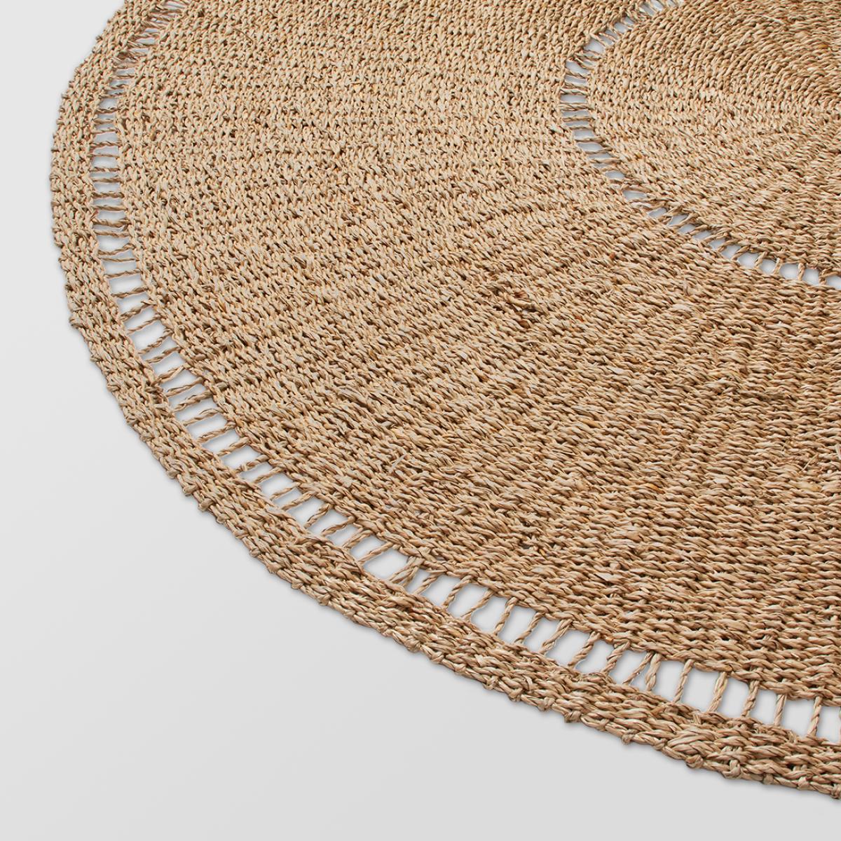 Broste Copenhagen Anina rug seagrass Ø120 cm Natural – image 2