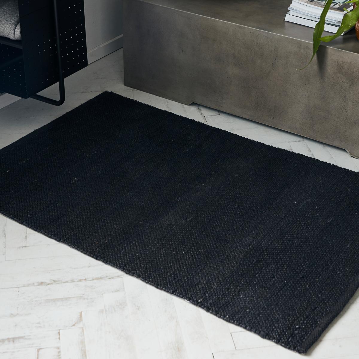 House Doctor Hempi rug 85x130 cm Black – image 2