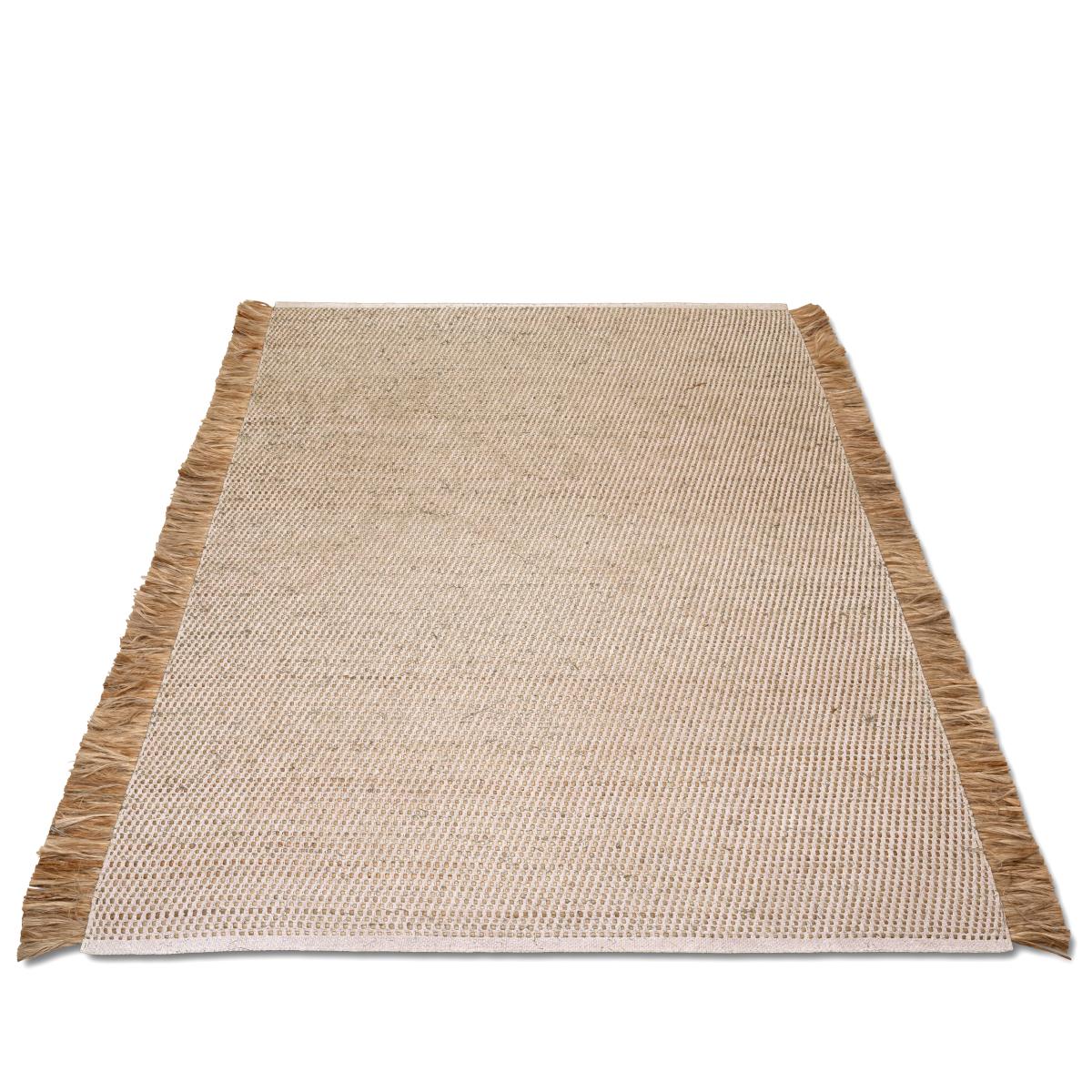Goa rug 250x350 cm White-Jute – image 2