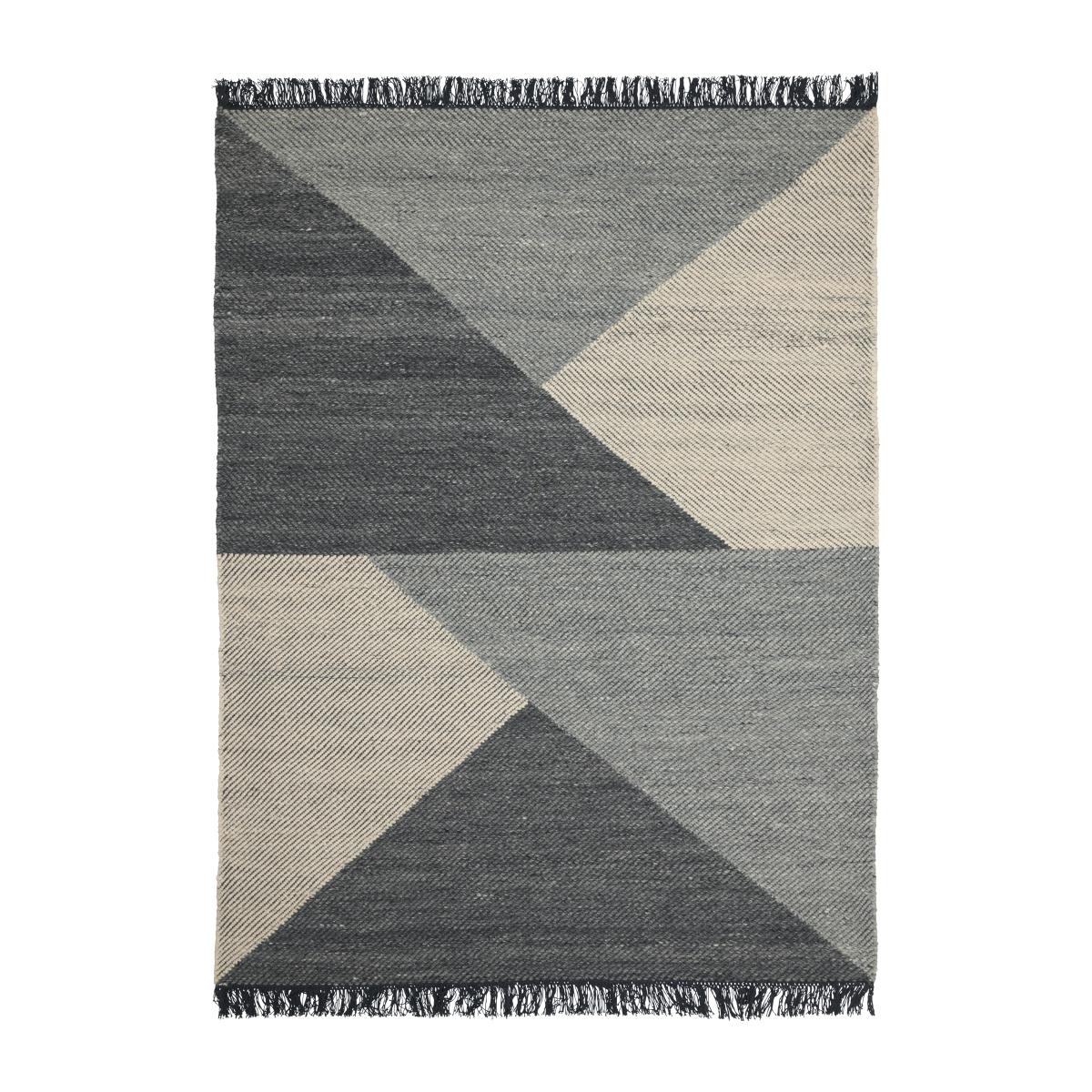 Linie Design Skuld wool carpet Charcoal. 140x200 cm
