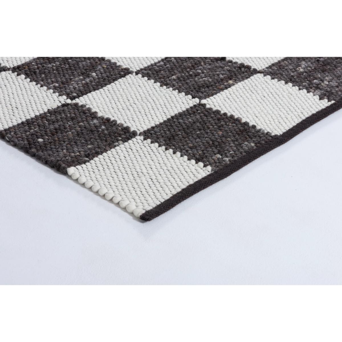 Tisca Gotland Design rug Special Edition Anthracite-white nr. 2428 70x140 cm – image 2
