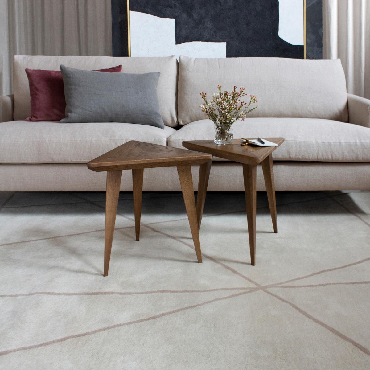 Layered Frost wool carpet 180x270 cm – image 2
