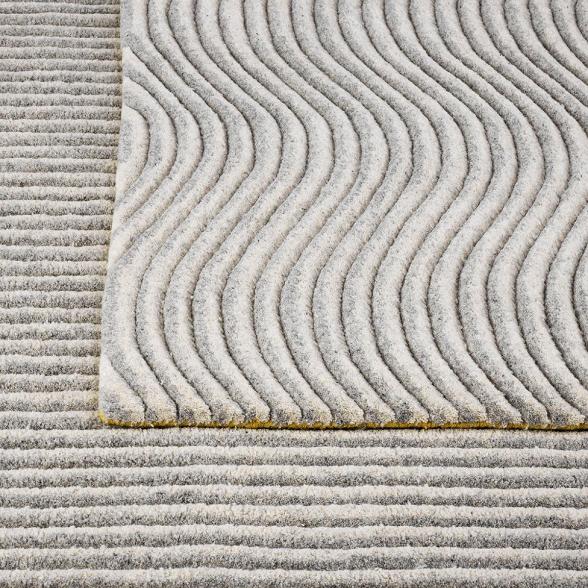 Kateha Dunes Wave rug Ochre 170x240 cm – image 2