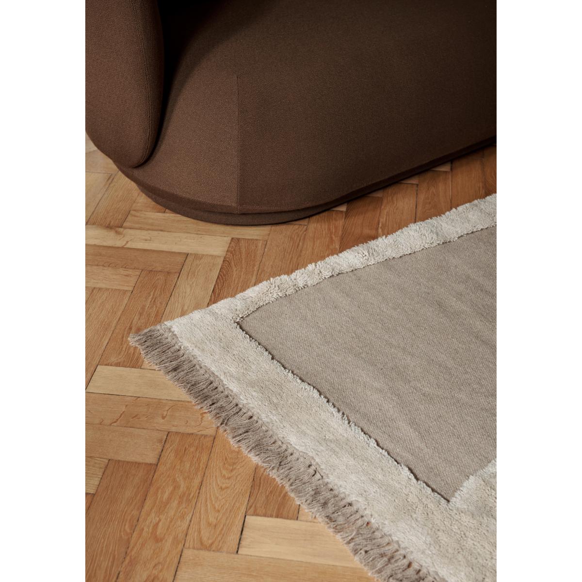 ferm LIVING Alley wool carpet L 160x250 cm Natural – image 3
