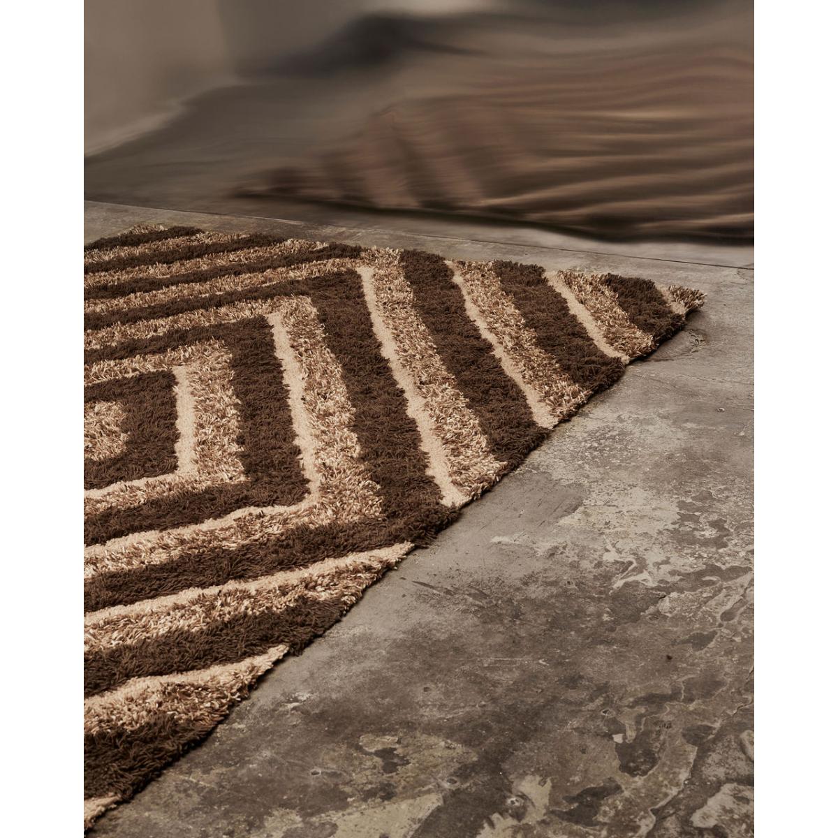 Tinted Stenborg wool carpet 170x240 cm Brown – image 4