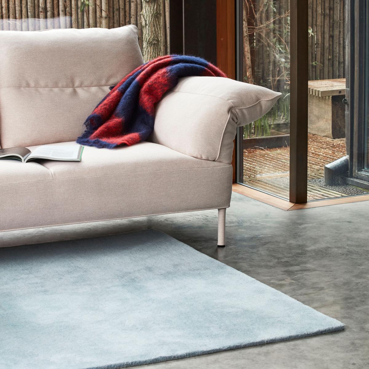 HAY Raw wool rug No 2 170x240 cm Light-blue – image 4
