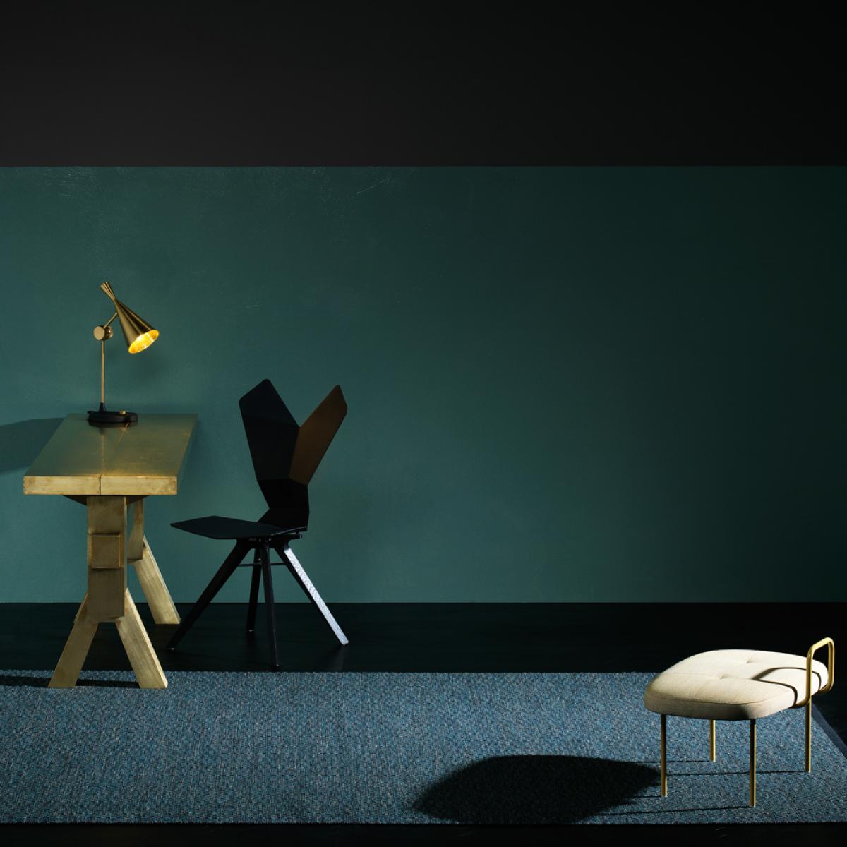 Kasthall Goose Eye XL Icon rug Misty blue 160x240 cm – image 2