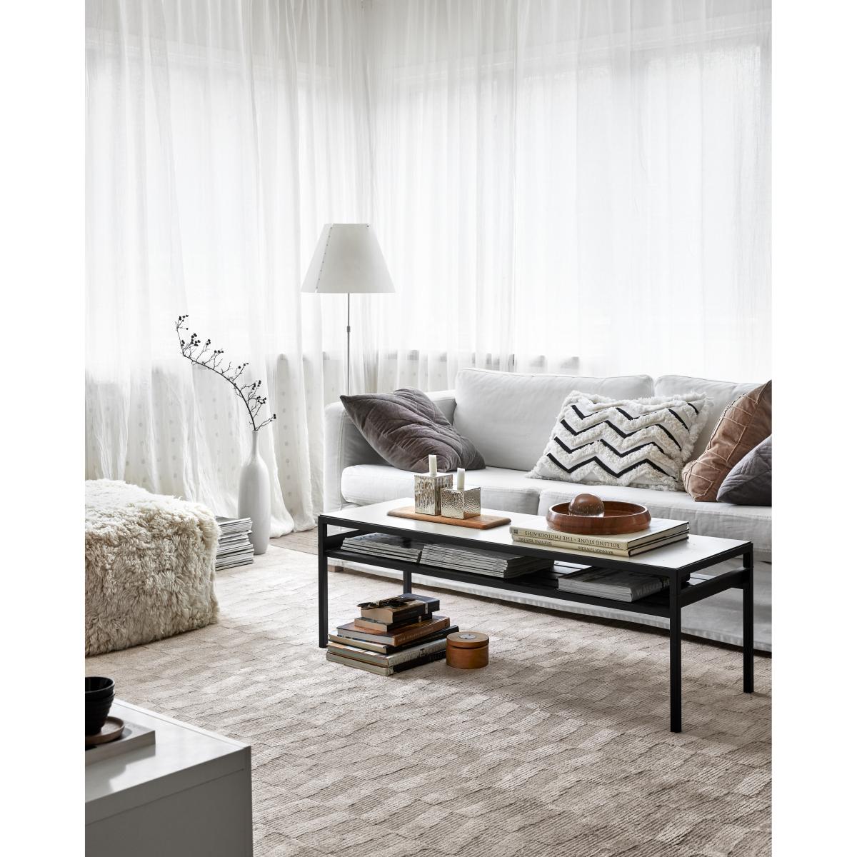 Chevron rug 200x300 cm Sand – image 2