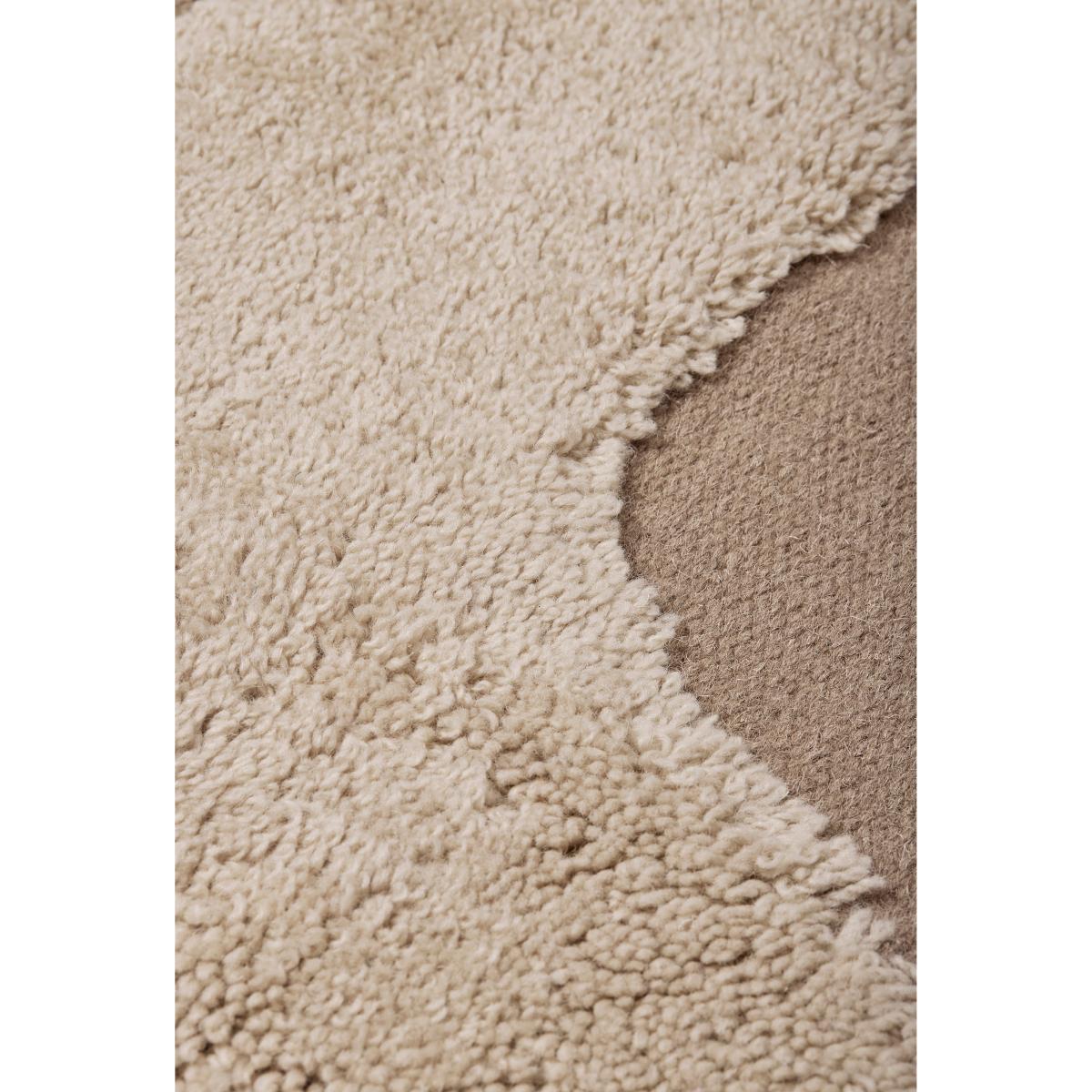 ferm LIVING Alley wool carpet S 140x200 cm Natural – image 2