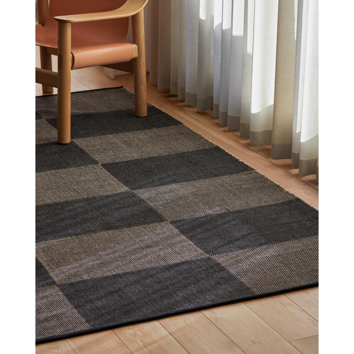 HAY Check rug L Black 170x240 cm – image 3