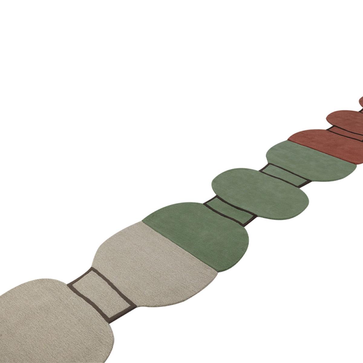 Kateha Silhouette figure rug Natural 110x240 cm – image 2