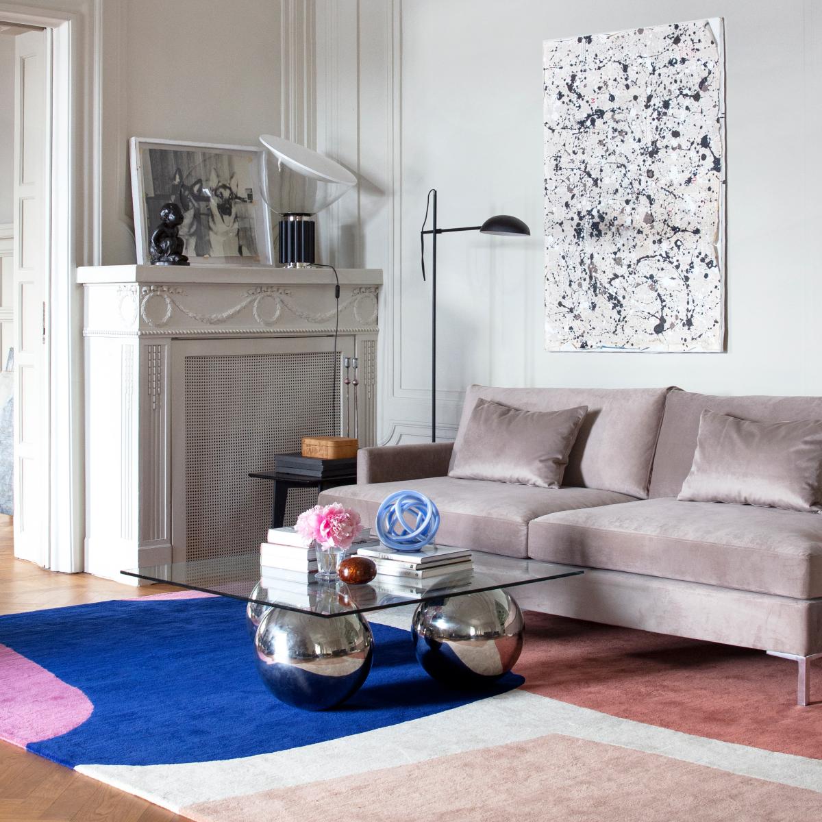 Layered Lake wool rug 180x270 cm – image 2