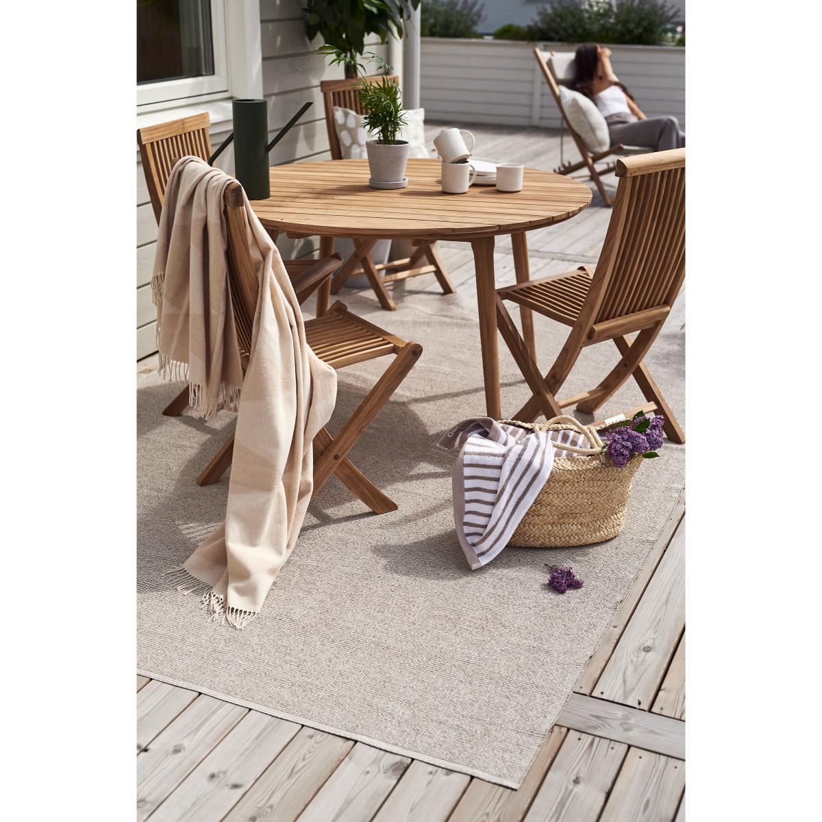 Scandi Living Mellow plastic rug greige 150x200 cm – image 3