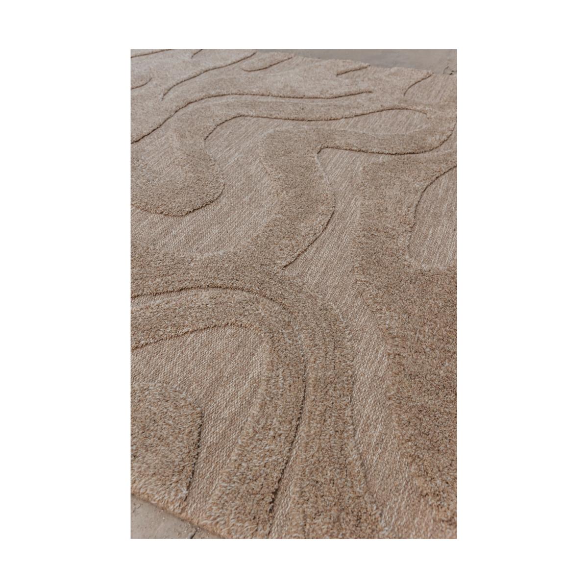 Tinted Norlander wool rug 300x400 cm Beige-melange – image 3