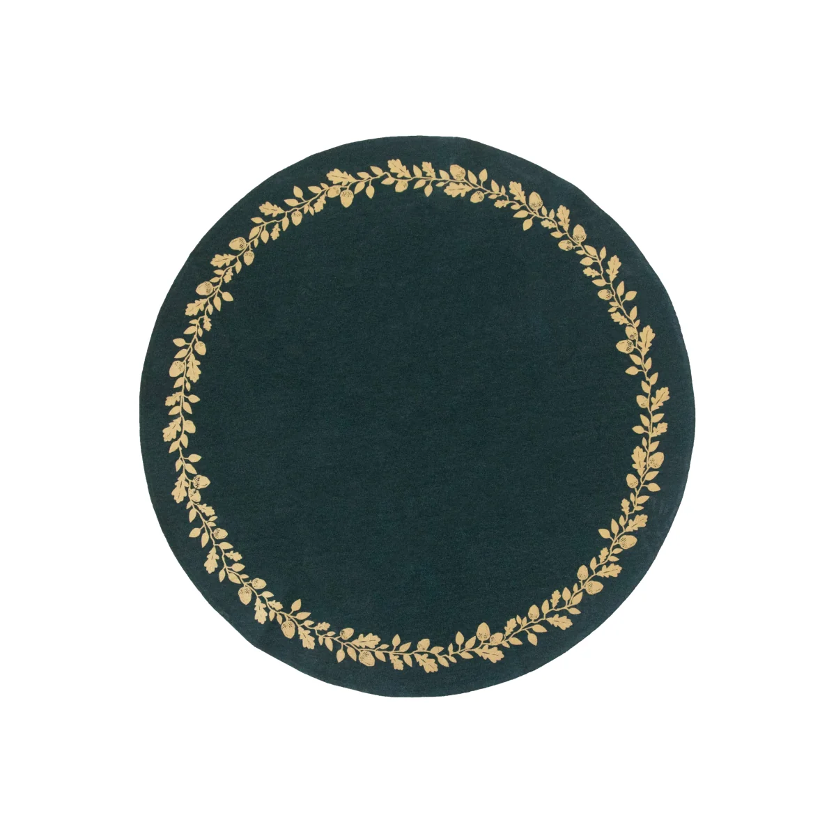 Pluto Produkter Christmas tree rug oak Ø110 cm Green – image 1
