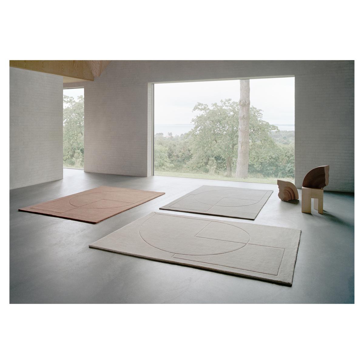 Linie Design Lineal Poem wool carpet Grey. 170x240 cm – image 4