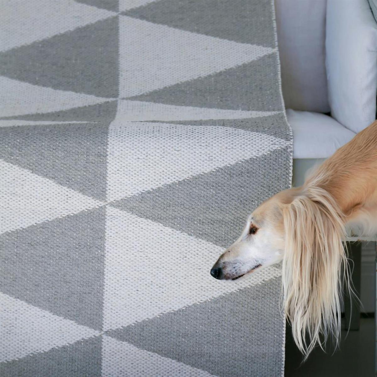 Rime rug concrete (grey) 70x150 cm – image 4